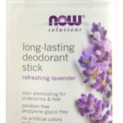 Desodorante Natural NOW Foods Lavender Refrescante - 62g - Longa Duração