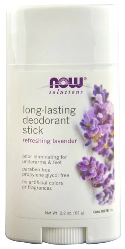 Desodorante Natural NOW Foods Lavender Refrescante - 62g - Longa Duração