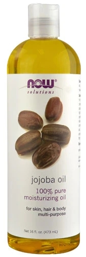 Óleo de Jojoba NOW Foods Solutions 473ml - Puro e Versátil para Pele e Cabelos