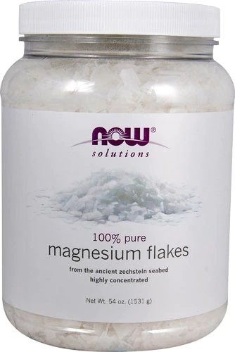 NOW Foods Soluções Magnésio em Flocos - 1531g: Relaxamento Profundo e Bem-Estar