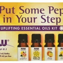 Kit Óleos Essenciais Revigorantes NOW Foods Solutions® Put Some Pep in Your Step - 1 Kit (2 X 15ml)