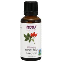NOW Foods Óleo de Semente de Rosa Mosqueta Puro 30ml - Hidratação e Regeneração Profunda