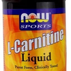 NOW Foods L-Carnitina Líquida Sabor Cítrico - 1000mg por Dose (29.57ml) - 473ml