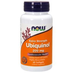 NOW Foods Ubiquinol 200mg - 60 Cápsulas: Energia e Saúde Celular para Você