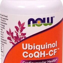 NOW Foods Ubiquinol CoQH-CF™ 50mg - 60 Cápsulas Softgel: Energia e Vitalidade Celular