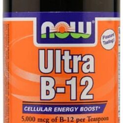 NOW Foods Ultra B-12 Líquido 5000mcg - 473ml: Energia e Bem-Estar Essenciais