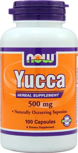NOW Foods Yucca 500 mg - 100 Cápsulas: Saúde Intestinal e Bem-Estar Natural