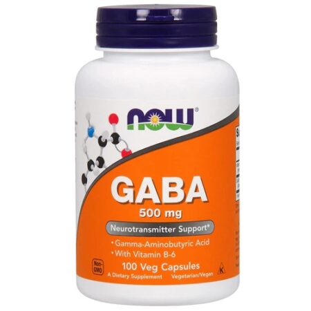 NOW GABA -- 500 mg - 100 Veg Capsules