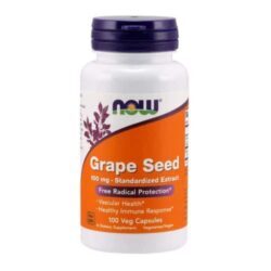 Extrato de Semente de Uva NOW Foods 100mg - 100 Cápsulas Veganas - Antioxidante Poderoso
