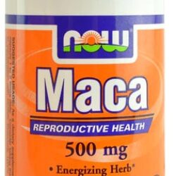 NOW Maca 500mg - 100 Cápsulas Vegetais: Vitalidade e Bem-Estar Natural