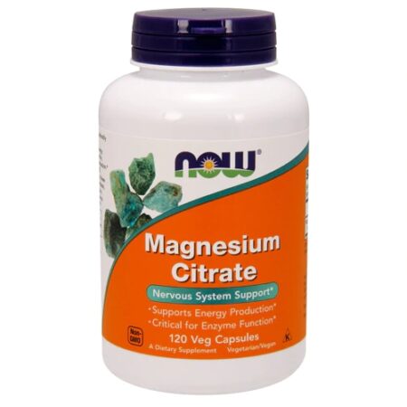 NOW Magnesium Citrate -- 120 Veg Capsules