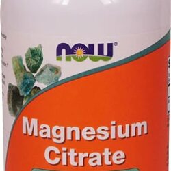 NOW Magnesium Citrate 240 Cápsulas Veganas: Sua Dose Diária de Bem-Estar Essencial