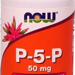 NOW P-5-P - Vitamina B6 Ativa 50mg - 90 Cápsulas Vegetais | Suporte ao Bem-Estar