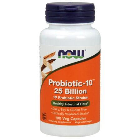 NOW Probiotic-10™ -- 25 billion - 100 Veg Capsules