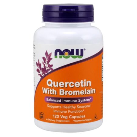 NOW Quercetin with Bromelain -- 120 Veg Capsules