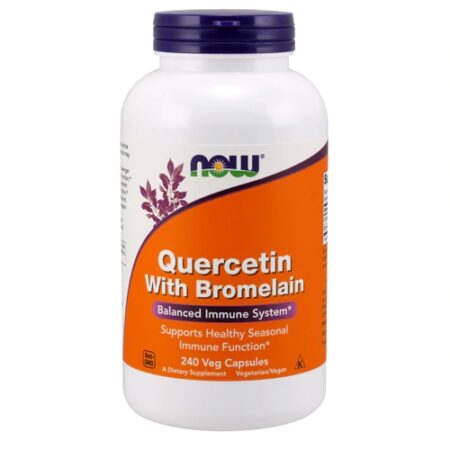 NOW Quercetin With Bromelain -- 240 Veg Capsules