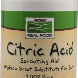 Ácido Cítrico NOW Real Food - 454g: Versatilidade e Bem-Estar para Sua Casa