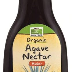 NOW Real Food Xarope de Agave Orgânico Âmbar 660g – Doçura Natural e Saudável