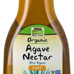 Adoçante Orgânico NOW Real Food Néctar de Agave Azul Claro - 660g