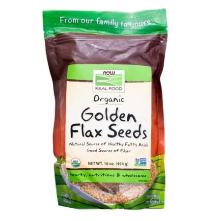 NOW Real Food™ Organic Golden Flax Seeds -- 16 oz