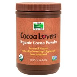 Cacau em Pó Orgânico NOW Real Foods - 340g: Puro Sabor e Bem-Estar
