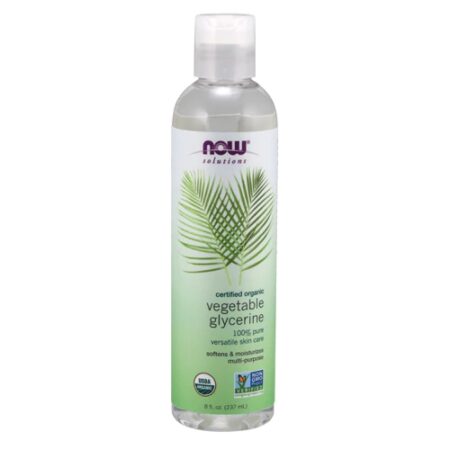 NOW Solutions Organic Vegetable Glycerine -- 8 fl oz