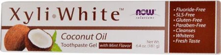 NOW Solutions XyliWhite™ Coconut Oil Toothpaste Gel Mint -- 6.4 oz