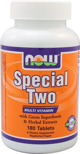 NOW Special Two Multi Vitaminas - 180 Comprimidos: Nutrição Completa para o Seu Bem-Estar