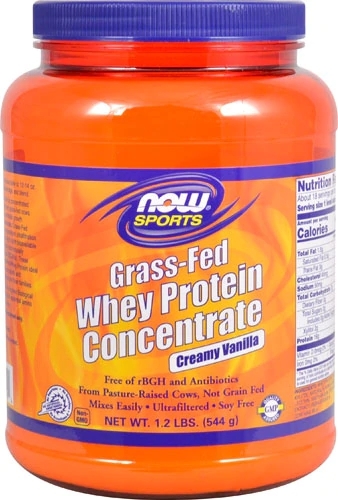 NOW Sports Whey Protein Concentrado Capim Limão Cremoso - 544g