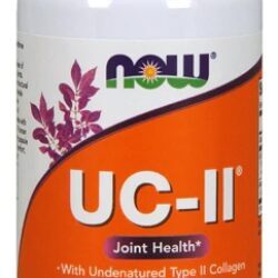 NOW UC-II® Colágeno Tipo II para Saúde das Articulações - 120 Cápsulas Veganas