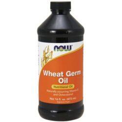 NOW Wheat Germ Oil - Óleo de Gérmen de Trigo Puro 473ml | Rico em Vitamina E
