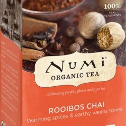 Numi Rooibos Chai Tea - 18 Sachês (Cápsulas) - Sabor Autêntico e Bem-Estar