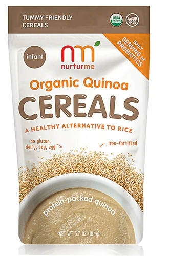 Cereal Orgânico de Quinoa NurturMe para Bebês - 105g