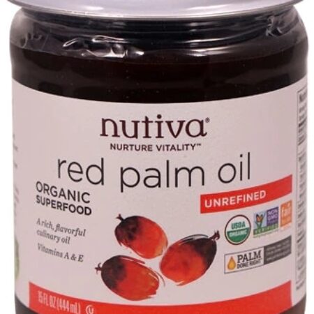 Azeite de Dendê Orgânico Nutiva – 444ml | Rico em Antioxidantes para sua Saúde — foto 1 Azeite de Dendê Orgânico Nutiva – 444ml | Rico em Antioxidantes para sua Saúde — foto 1