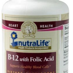 Nutralife Vitamina B12 com Ácido Fólico - 180 Comprimidos Mastigáveis Fáceis