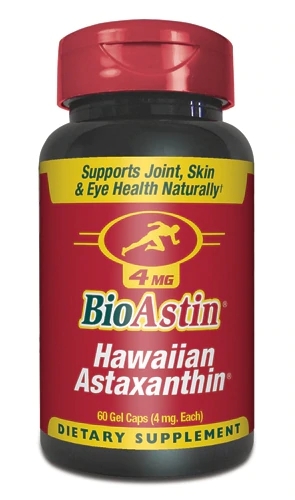 Nutrex Hawaii BioAstin® Hawaiian Astaxanthin® Suplemento Alimentar - 12mg - 60 Cápsulas Gelatinosas