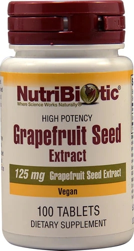 Extrato de Semente de Toranja NutriBiotic 125mg - 100 Comprimidos: Seu Aliado Natural para Bem-Estar