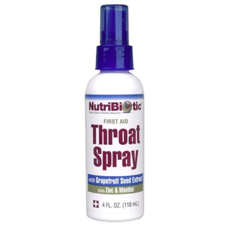 NutriBiotic Throat Spray -- 4 fl oz