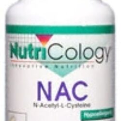 NutriCology NAC N-Acetil-Cisteína 500mg - 120 Comprimidos - Suporte Antioxidante Essencial