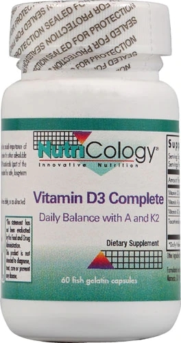 NutriCology Vitamina D3 Complete - 60 Cápsulas Gelatinosas | Saúde Óssea e Imunidade Potencializadas