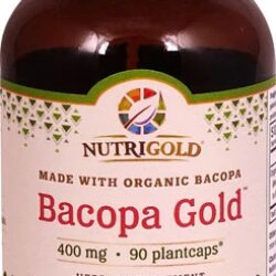 NutriGold Bacopa Gold™ 400mg - 90 Plantcaps®: Potencialize Sua Mente e Bem-Estar