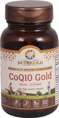 NutriGold CoQ10 Gold® 100mg - 60 Cápsulas Gelatinosas: Energia e Saúde para Você