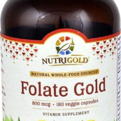 NutriGold Folate Gold™ 800mcg - 180 Cápsulas Vegetais: Sua Fonte Premium de Folato para Saúde e Bem-Estar
