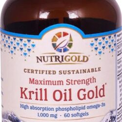 NutriGold Óleo de Krill Máxima Potência Gold® 1000mg - 60 Cápsulas Gelatinosas