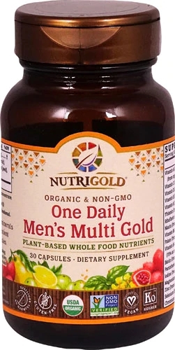 NutriGold One Daily Men's Multi Gold™ - Multivitamínico Completo para Homens - 30 Cápsulas