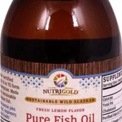 NutriGold Óleo de Peixe Ômega-3 Gold™ Limão Fresco - 125ml: Pureza e Potência para Sua Saúde