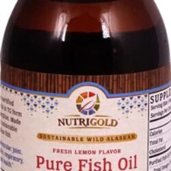 NutriGold Óleo de Peixe Puro Ômega-3 Gold Limão Fresco - 250ml: Saúde Cardiovascular e Cerebral