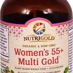 NutriGold Women's 55 Plus Multi Gold™ - 90 Cápsulas: Vitalidade e Bem-Estar para Mulheres Acima de 55 Anos