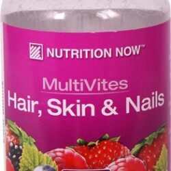 Nutrition Now MultiVites Gomas para Cabelo, Pele e Unhas Sabor Frutas Vermelhas - 70 Unidades