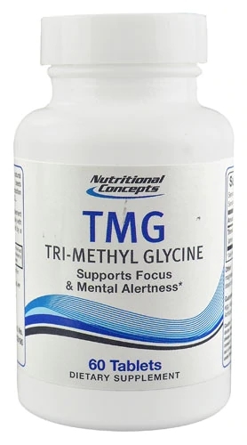 Nutritional Concepts TMG Tri-Methyl Glycine - 60 Comprimidos: Potencialize Sua Saúde com Betaina Pura